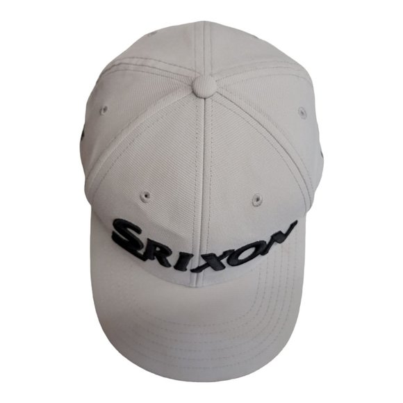 Srixon Golf Adjustable Tuck Strap Cap Trucker Baseball Logo 3D Hat Gray PGA - Picture 11 of 12